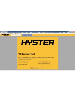 2019 newest hyster PC Service Tool v 4.93 diagnostic and programming program+ key